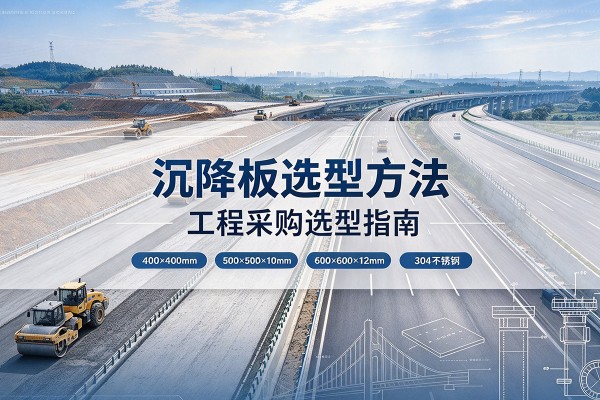 清水沉降板选择方法