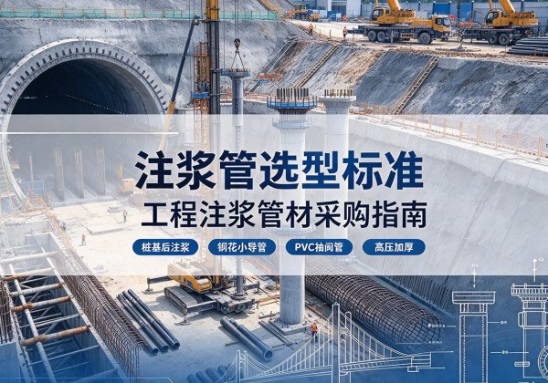 清水注浆管选型标准